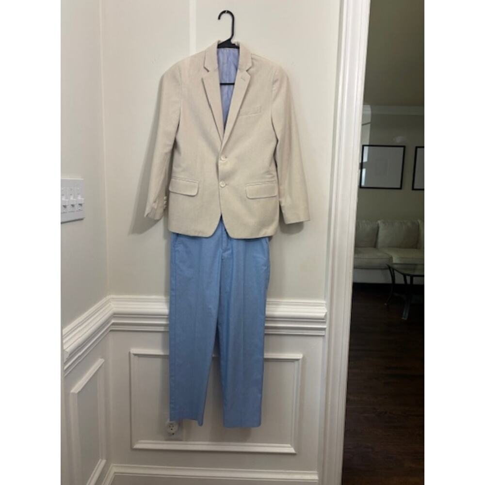Boys Blazer Jacket Sports Coat Dress Pants Graduation Dance Wedding Preppy - Picture 2 of 8